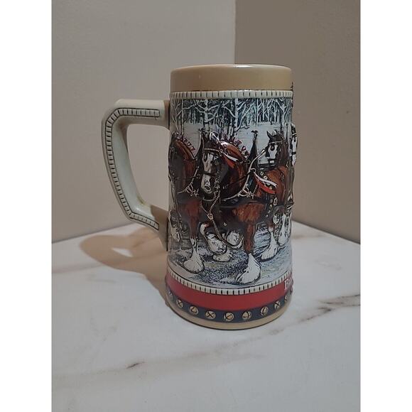 1988 Budweiser Clydesdale Collector’s Series Beer Stein - Picture 1 of 7